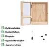 Skrinka na kľúče s magnetickou tabuľou 30 × 8 × 42 cm Náhľad obrázku produktu 8