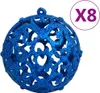vidaXL Set de 111 boules de Noël bleu polystyrène Voir les images du produit 3