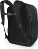 The back view of a black backpack. Produktbild-Vorschau