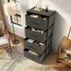 Verdego Kommode mit 4 Stoffschubladen, 40x26x88cm Produktbild-Vorschau 9