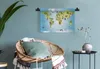 MuchoWow® Wandteppich Wandbehang Weltkarte - Kinder - Natur Produktbild-Vorschau 6