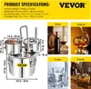 Moonshine Still Distiller 3Gal 12L Stainless Steel Water Produktbild-Vorschau 6