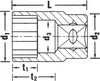 Stahlwille 45a 15/16 Steckschlüsseleinsatz 3/8" Produktbild-Vorschau 2