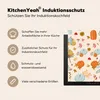 KitchenYeah© Herdabdeckplatte Kürbis - Kürbis - Blumen - Produktbild-Vorschau 6