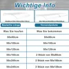 UISEBRT Vordach Haustür 50×80 cm transparent - Produktbild-Vorschau 9