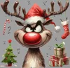 Rentier Reh Elch Rote Nase Rudolf - Weihnachten Xmas Produktbild-Vorschau 3