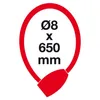 kabelschloss 8x 650mm 2 Schlüssel MO RICHTER Produktbild-Vorschau 2