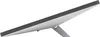 A side view of a sleek, modern electronic device, likely a monitor or tablet, tilted upwards on its stand against a plain white background. Produktbild-Vorschau