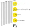 EISL Sprchový závěs 180x200 BÍLÝ, omyvatelný sprchový závěs Náhled obrázku produktu 2