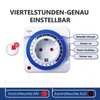4er Set, Steckdosen mit mechanischer Zeitschaltuhr, Timer Produktbild-Vorschau 7