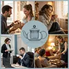 Théière en verre 600ml Voir les images du produit 5