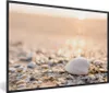 MuchoWow® Gerahmtes Poster Muscheln - Weiß - Strand - Produktbild-Vorschau 1