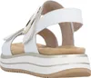 Remonte Damen Leder Sandale Klett Goldakzente D1J63, Produktbild-Vorschau 5