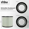 vhbw Faltenfilter kompatibel mit ShopVac Pump Vac 45 Produktbild-Vorschau 4