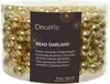 Parelketting, 14 mm x 5 meter, kunststof - lichtgoud Productafbeelding-voorbeeld 1