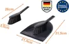 mucHome 2er Set Kehrschaufel in schwarz Handfeger mit Produktbild-Vorschau 2