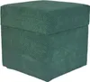 Pufa welurowa ZEFIR DOT 40x40 cm kwadratowa z pojemnikiem Podgląd zdjęcia produktu 1