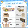Montessori Spielzeug, 3-in-1 Montessori Spielzeug, Holz Produktbild-Vorschau 6