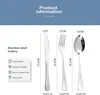 8.2"(20.8cm) 12 Stück Tafelgabeln Menügabeln gabeln besteck Produktbild-Vorschau 3