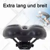 Selle de vélo ergonomique Noir Bleu Antidérapant Gel Voir les images du produit 7