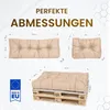 TexDeko Garden Palettenkissen 120x80x18cm wasserabweisend Produktbild-Vorschau 3