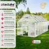 Skleník 11,13 m³ 185 x 375 x 195 cm Náhled obrázku produktu 3