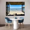 MuchoWow® Poster Blick auf den Strand und das Meer 160x120 Produktbild-Vorschau 5