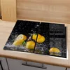 DEQORI Herdabdeckplatte Glas 2-tlg 'Zitronen und Produktbild-Vorschau 2