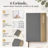 Taschenkalender 2027 A6 - Kalender 1 Woche 2 Seiten mit Produktbild-Vorschau 2