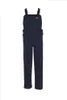 A navy blue pair of overalls is shown against a white background. Produktbild-Vorschau