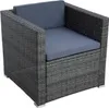 Polyrattan Loungesessel Gartensessel Rattan Sessel Produktbild-Vorschau 1