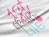 Damen Grafik T-Shirt V-Ausschnitt Leben in der 1 Klasse – Produktbild-Vorschau 3