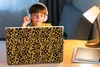 MuchoWow® Laptop Aufkleber Sticker Cover Tiermuster - Produktbild-Vorschau 3