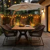 Puluomis Doppellagiger Sonnenschirm 3m, Gartenschirm mit Produktbild-Vorschau 8