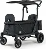 KETTLER Klappbollerwagen Compact in Schwarz mit integriertem Sonnenschutz, ergonomischen Sitzen und robusten Rädern für den komfortablen Transport von Kindern und Gepäck. Ideal für Outdoor-Abenteuer und Familienausflüge. Produktbild-Vorschau