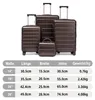 MODFU Reisekoffer mit 14"-Kosmetikkoffer,4er-set-Trolleys Produktbild-Vorschau 7