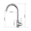 Küchenarmatur aus Edelstahl, Wasserhahn, Küche 360° Produktbild-Vorschau 8
