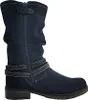 A side view of a single blue boot. Anteprima dell’immagine prodotto