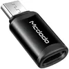 MCDODO USB-C naar Micro USB adapter, zwart Productafbeelding-voorbeeld 2