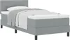 vidaXL Boxspringbed met matras, lichtgrijs, 80 x 200 cm, Productafbeelding-voorbeeld 1