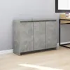 vidaXL Sideboard Betongrau 102x33x75 cm Holzwerkstoff Produktbild-Vorschau 1