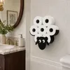 DanDiBo Toilettenpapierhalter Schaf Wand Schwarz Metall Produktbild-Vorschau 7