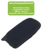 A black filter is shown against a white background, with a green overlay containing product information. Produktbild-Vorschau