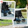 PawHut Poussette chien, poussette pour chien 4 roues, Voir les images du produit 8