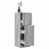 vidaXL Armoire à pharmacie Gris Sonoma 40x41x118 cm Bois Voir les images du produit 2