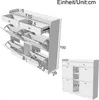 Schuhschrank，Schuhkipper，Schuhablage，Sideboard，Schuhregal，pl Produktbild-Vorschau 7