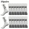 10 Paar Fußballsocken mit Anti-Ru，tsch-Noppen, atmungsaktiv Produktbild-Vorschau 1