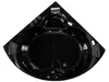 BELIANI Whirlpool-Badewanne in Schwarz 205 x 150 cm aus Produktbild-Vorschau 8
