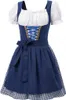 Generisch Damen Kurz Kleid  , Elegantes Trachtenrock Midi Produktbild-Vorschau 3