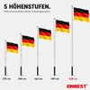ONBEST Fahnenmast | mit Bodenhülse und Karabiner | 6,2 m | Produktbild-Vorschau 8